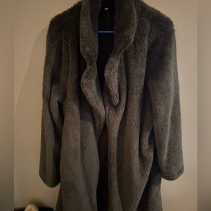 Sherpa teddy bear coat